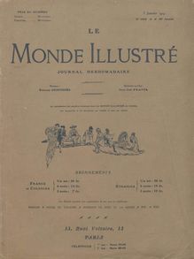 LE MONDE ILLUSTRE  N° 29 du 31 octobre 1857
