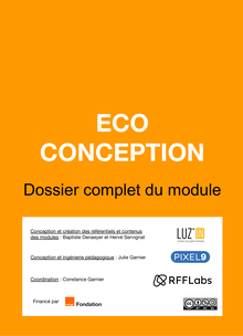 Eco-conception - Eco-conception en plastique (FR) - 1. Parcours - Dossier complet - RFFLabs