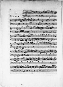 Partition complète, 3 sonates pour hautbois et Continuo, VI Sonates pour Hautbois et Basse par François Devienne