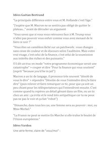 Débat d entre-deux-tours : les "punchlines" de Marine Le Pen (document Mediapart)