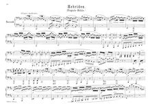 Partition complète,Hebriden par Felix Mendelssohn