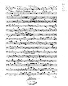 Partition violoncelle, Piano quatuor, A minor, Reissiger, Carl Gottlieb