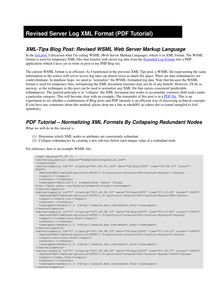 Revised Server Log XML Format (PDF Tutorial)