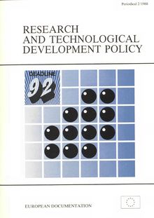 Research and technological development policy