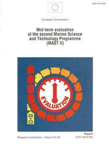 Mid-term evaluation of the second Marine science and technology programme (MAST II)