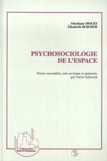 Psychosociologie de l espace