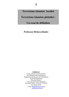 Terrorisme localis, terrorisme globalis : le monde arabe face ses ...