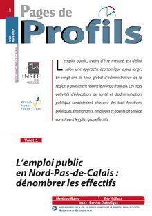 L’emploi public en Nord-Pas-de-Calais :dénombrer les effectifs