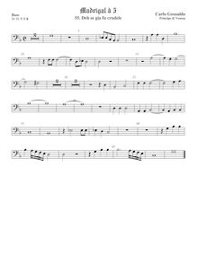 Partition viole de basse, madrigaux, Book 3, Gesualdo, Carlo par Carlo Gesualdo