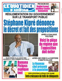 Le Quotidien d’Abidjan n°4093 - du mardi 29 mars 2022