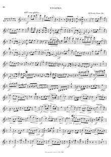 Partition de violon, Piano quatuor No.2, Op.28, Grand Quatuor p. Pfte. Viol. Alto et Vclle, Op.28