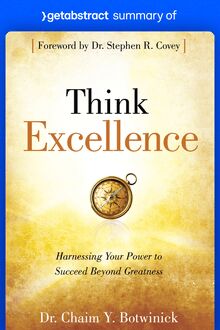 Summary of Think Excellence by Chaim Botwinick