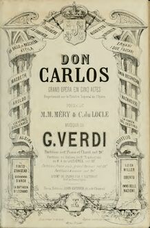 Partition complète (color scan), Don Carlos, Don Carlo