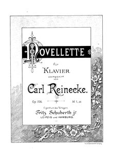 Partition complète, Novellette, Op.226, Reinecke, Carl