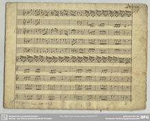 Partition complète, violon Concerto en B-flat major, B♭ major, Bettinozzi, Giovanni