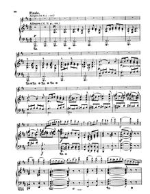 Partition , Allegro, violon Concerto en D minor, D minor, Rüfer, Philipp