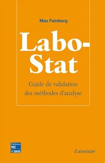 Labostat – Guide de validation des méthodes d analyse