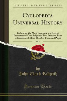 Cyclopedia Universal History