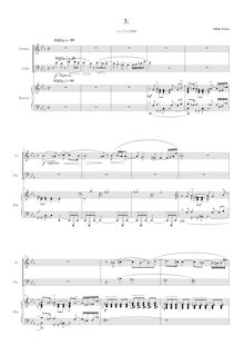 Partition , Mäßig - Lebhaft, partition de piano, Piano Trio No.2