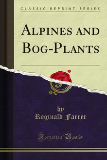 Alpines and Bog-Plants
