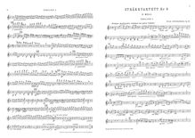 Partition parties complètes, corde quatuor No.6, Op.35, D minor