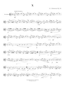 Partition No.10, 10 Duos pour flûte et clarinette, Op.56, Robertson, Ernest John par Ernest John Robertson