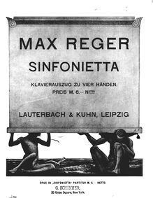 Partition complète, Sinfonietta, Op.90, Reger, Max