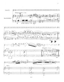 Partition de piano, violon Concerto, Concerto / dans le mode d une scène dramatique / pour le Violon / avec accompagnement de l Orchestre / ou de pianoforte