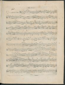 Partition viole de gambe (color), 6 corde quatuors, G.184-188 (Op.22)