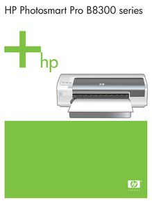 Notice Imprimantes HP  Photosmart Pro B8353