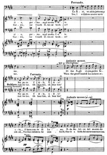 Partition Act I, No.2: Ferrando avec chœur: Di due figli, Il Trovatore