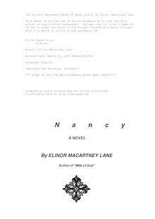 Nancy Stair - A Novel