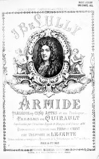 Partition complète - chefs-d oeuvres classiques de l opéra français par Jean-Baptiste Lully