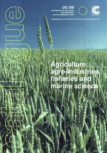 Catalogue of agriculture, agro-industries, fisheries and marine science
