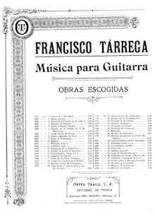 Partition préludes Nos.8 et 9 - guitare score, 2 préludes, Dos Preludios (Nos.8 and 9)