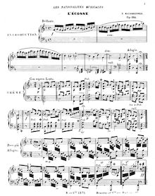 Partition complète, L Ecosse, Op.184, Kalkbrenner, Friedrich Wilhelm