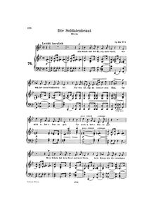 Partition Version pour medium voix, Romanzen und Balladen, Vol.IV, Op.64