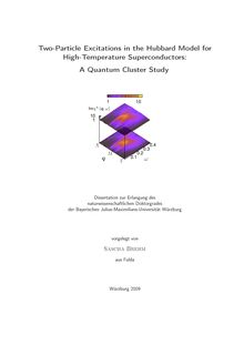 Two-particle excitations in the Hubbard model for high-temperature superconductors [Elektronische Ressource] : a quantum cluster study / vorgelegt von Sascha Brehm
