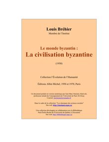 La civilisation byzantine - A VANT PROPOS