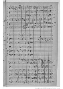 Partition complète, Magnificat, Magnificat à 3 voix sur la même basse avec symphonie