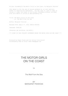 The Motor Girls on the Coast - or, The Waif From the Sea