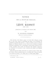 Léon BASSOT avril janvier par Georges Perrier