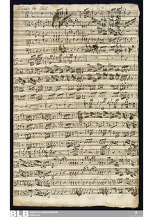 Partition complète et parties, Sinfonia en D major, D major par Johann Melchior Molter