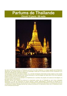 Circuits de 12 jours et 9 nuits pour visiter la Thaïlande
