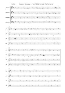 Partition complète (SATB instruments), 28 Sonate a 4, 6, 8 voci con alcuni concerts