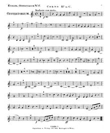 Partition cor 2, Timebunt Gentes, Offertorium, HV 87, c minor, Eybler, Joseph