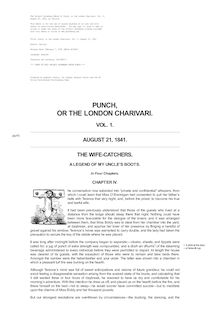 Punch, or the London Charivari, Volume 1, August 21, 1841