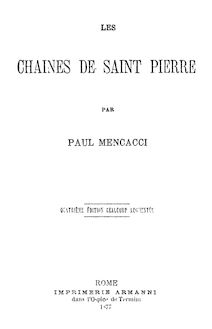 Les chaînes de saint Pierre