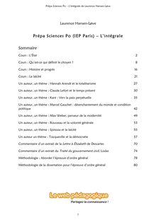 Prépa Sciences Po – Philo – IEP Paris – L’intégrale