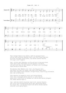 Partition Ps.119-6: Ich haß die Flattergeister, SWV 222, Becker Psalter, Op.5